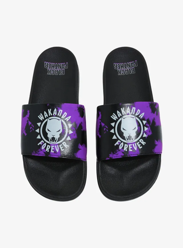 Black panther flip flops hot sale