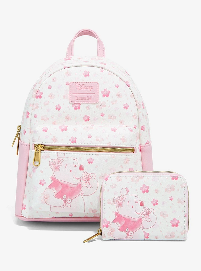 Loungefly Winnie the outlet Pooh Cherry Blossoms backpack, bundle