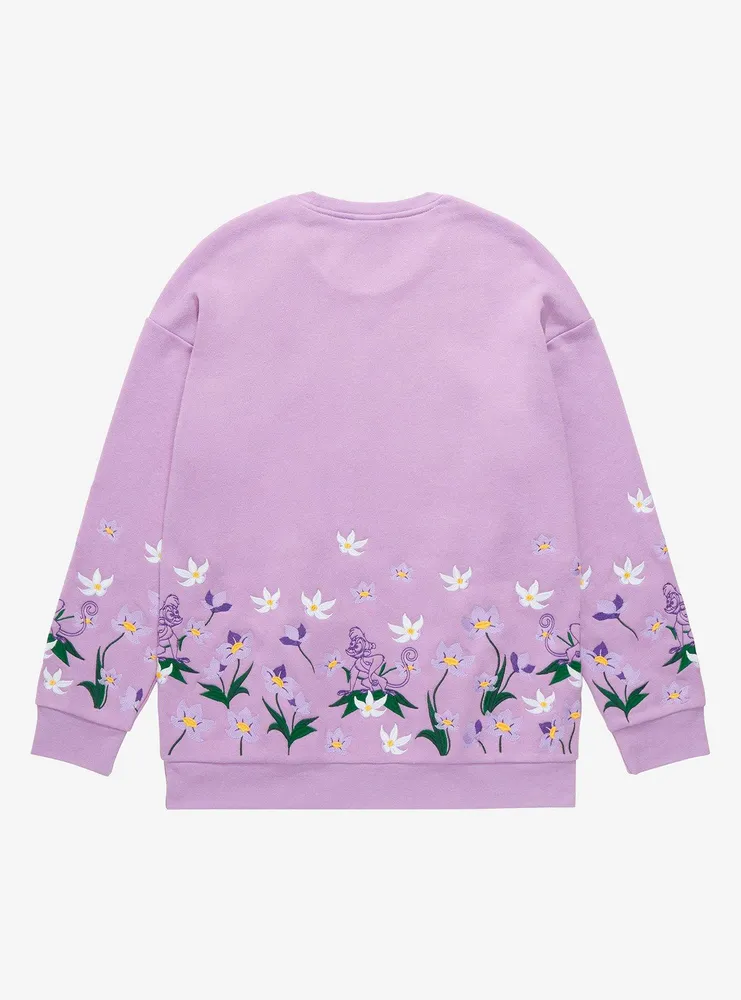 Boxlunch Disney Aladdin Princess Jasmine Embroidered Crewneck ...