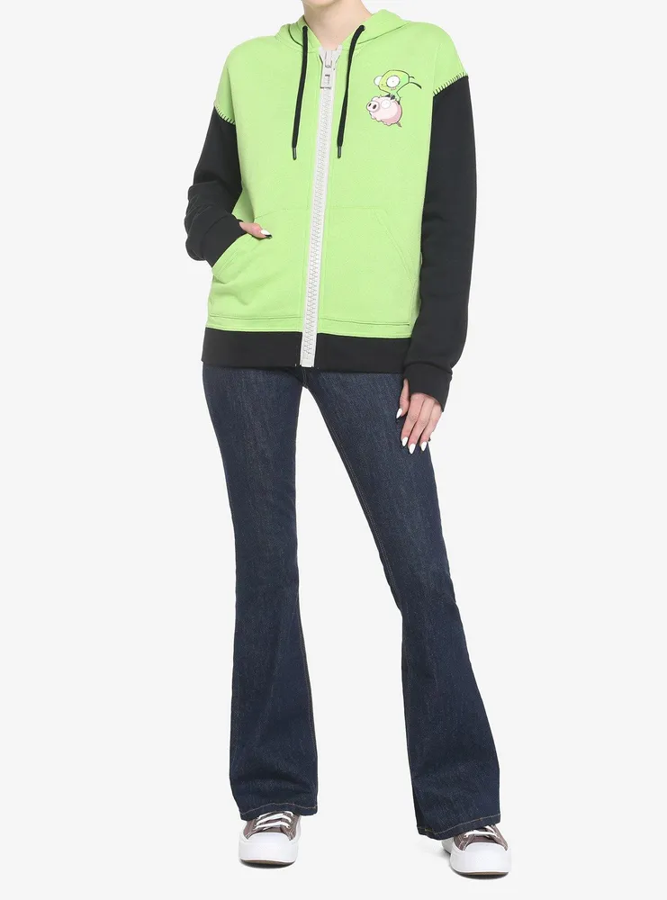 Hot Topic Invader Zim GIR Cosplay Girls Hoodie | MainPlace Mall