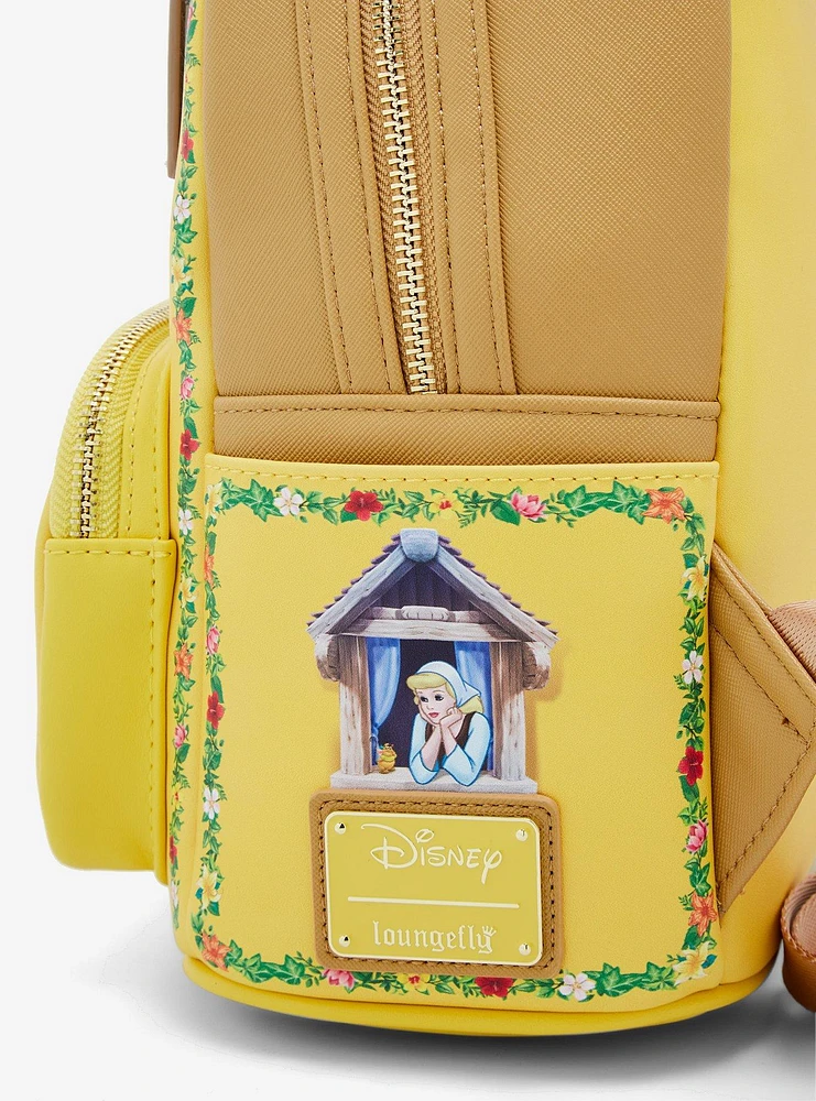 Boxlunch Loungefly Disney Princesses Floral Balconies Mini Backpack