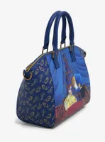 Brand New! Loungefly popular Disney Beauty And The Beast Staircase Satchel Bag