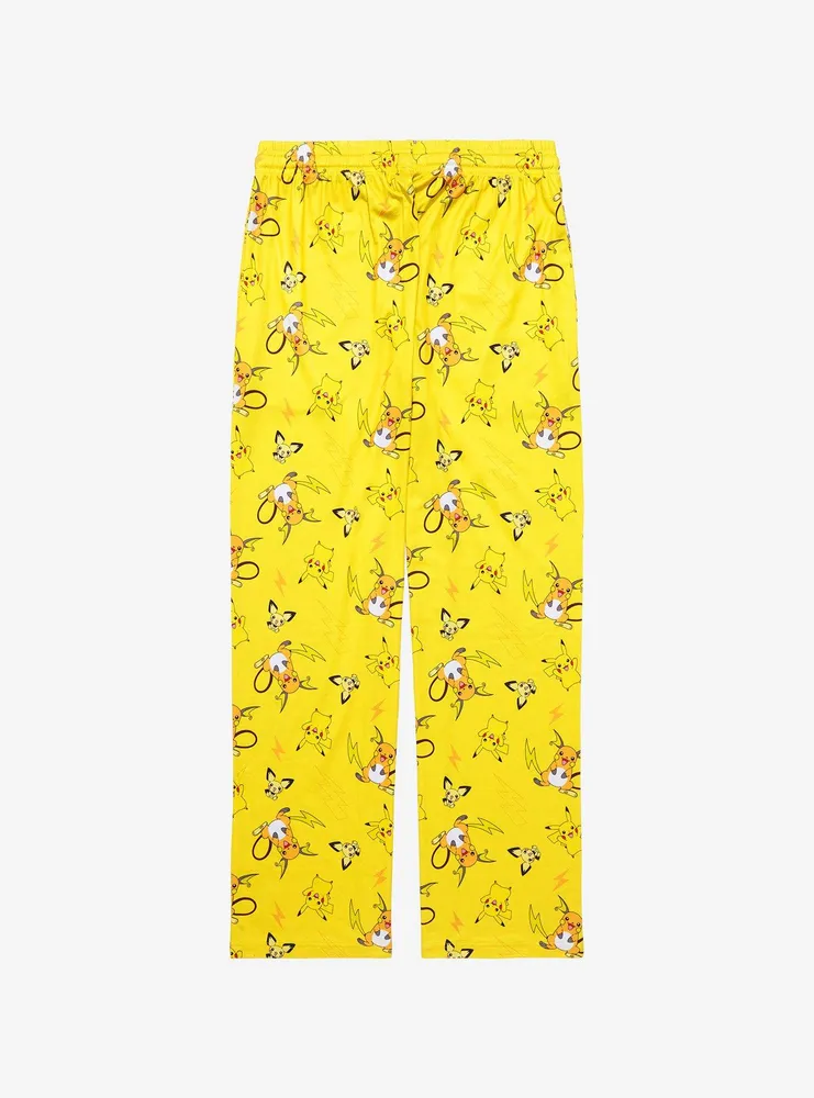 Boxlunch Pokémon Electric Type Evolutions Allover Print Sleep Pants ...