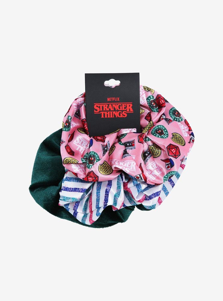 Boxlunch Stranger Things Icons Scrunchy Set BoxLunch Exclusive Mall