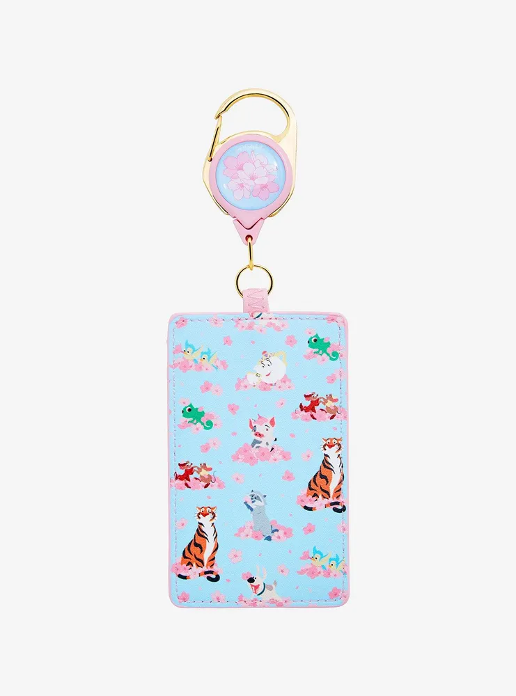 Boxlunch Loungefly Disney Animals Cherry Blossom Retractable Lanyard