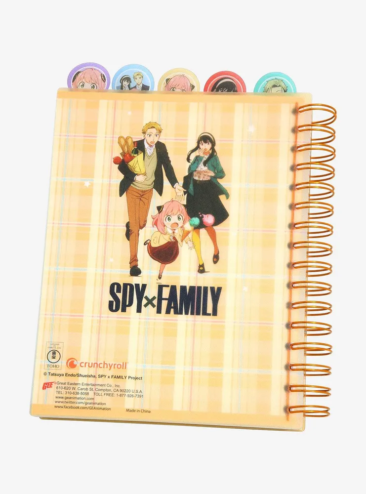 Boxlunch Spy X Family Family Portrait Tab Journal Mall of America®