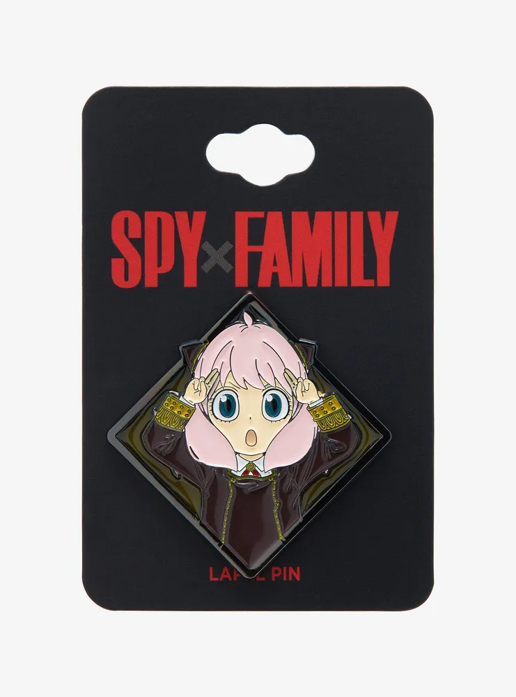 Boxlunch Spy x Family Anya Stained Glass Diamond Portrait Enamel Pin