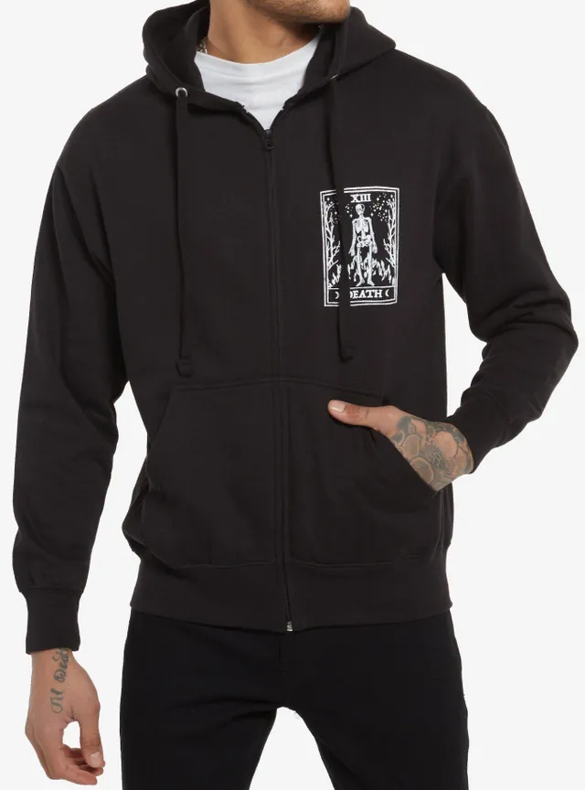 Death tarot card hoodie hot sale