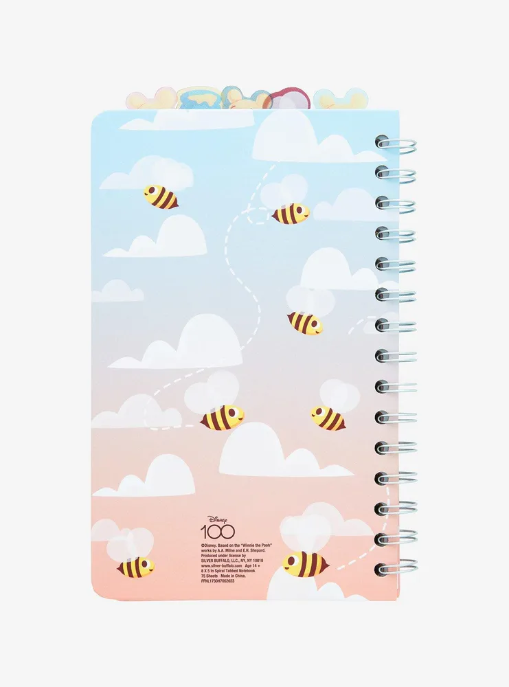 Boxlunch Disney 100 Winnie The Pooh Balloons & Bees Tab Journal ...