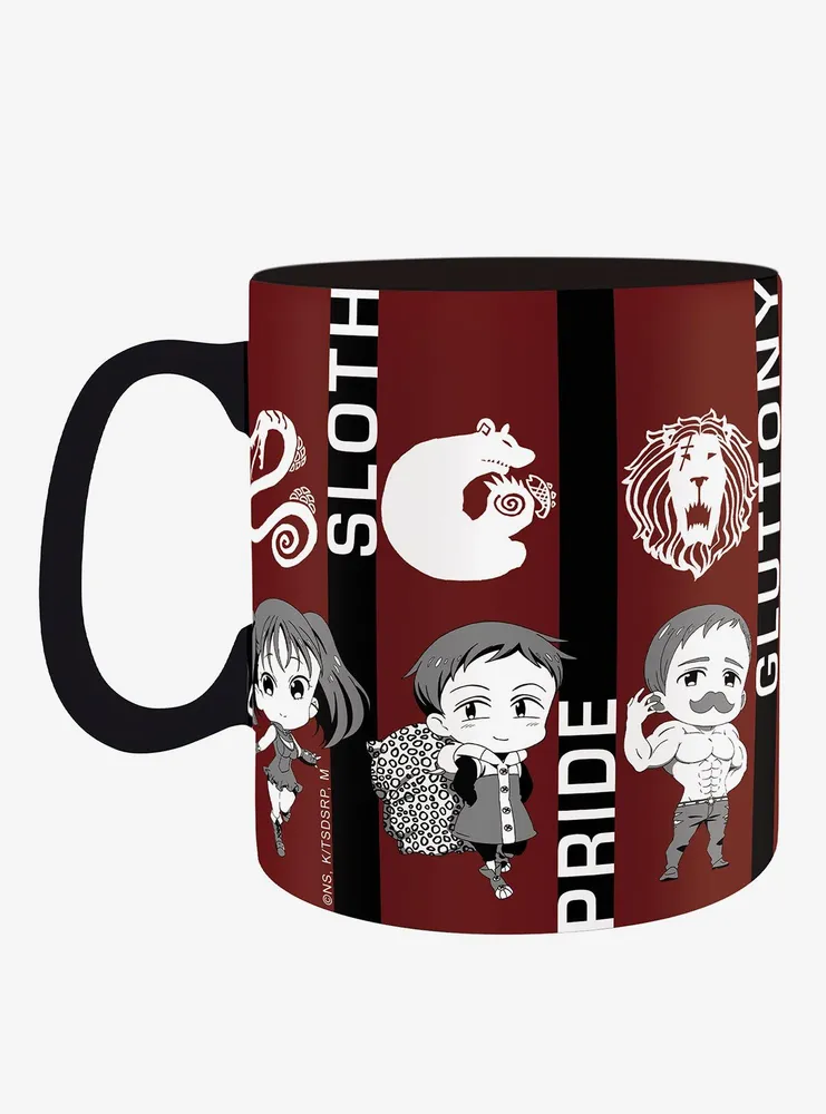 Boxlunch The Seven Deadly Sins Emblems and Chibi Sins Mug Set | Mall of ...