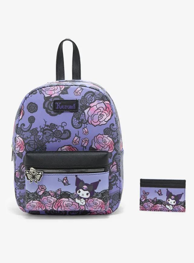 Sanrio bioworld kuromi roses lace mini hotsell backpack