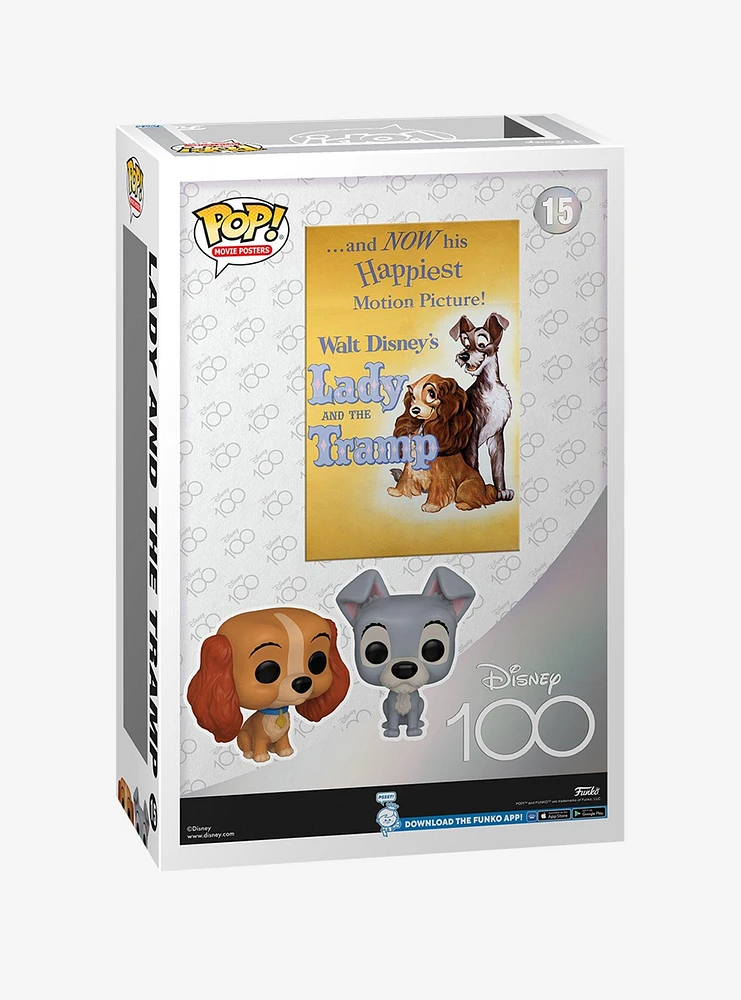 Funko Disney100 Pop! Movie Poster Lady And The Tramp Vinyl