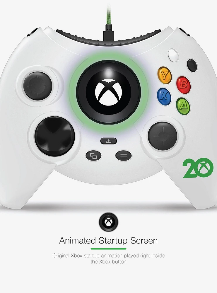 Hot Topic Hyperkin Xbox Duke Limited Edition White Controller | Mall of ...