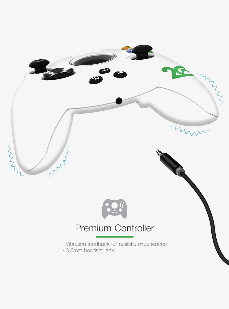 Hot Topic Hyperkin Xbox Duke Limited Edition White Controller | Mall of ...