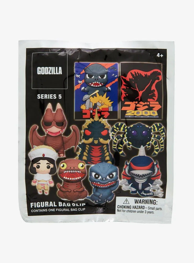 Boxlunch Godzilla Characters Blind Bag Series 5 Figural Bag Clip Mall