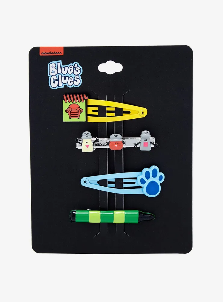 Boxlunch Blue’s Clues Icons Hair Clip Set BoxLunch Exclusive Mall