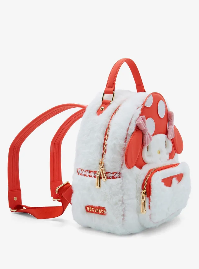 Hot Topic My Melody Pink Floral Multi Pocket Backpack