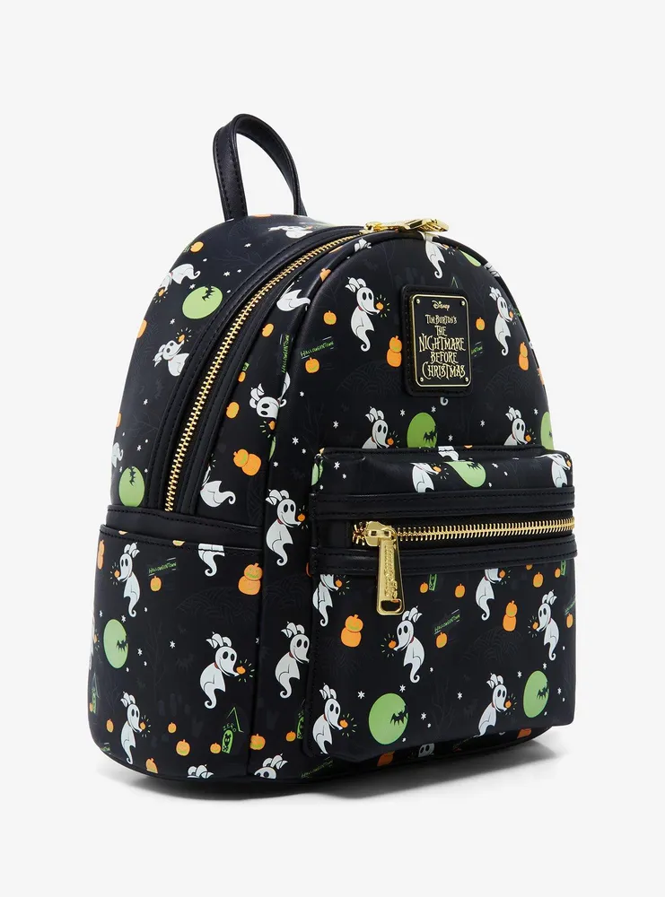 Boxlunch Loungefly Disney The Nightmare Before Christmas Zero Allover Print GlowInTheDark