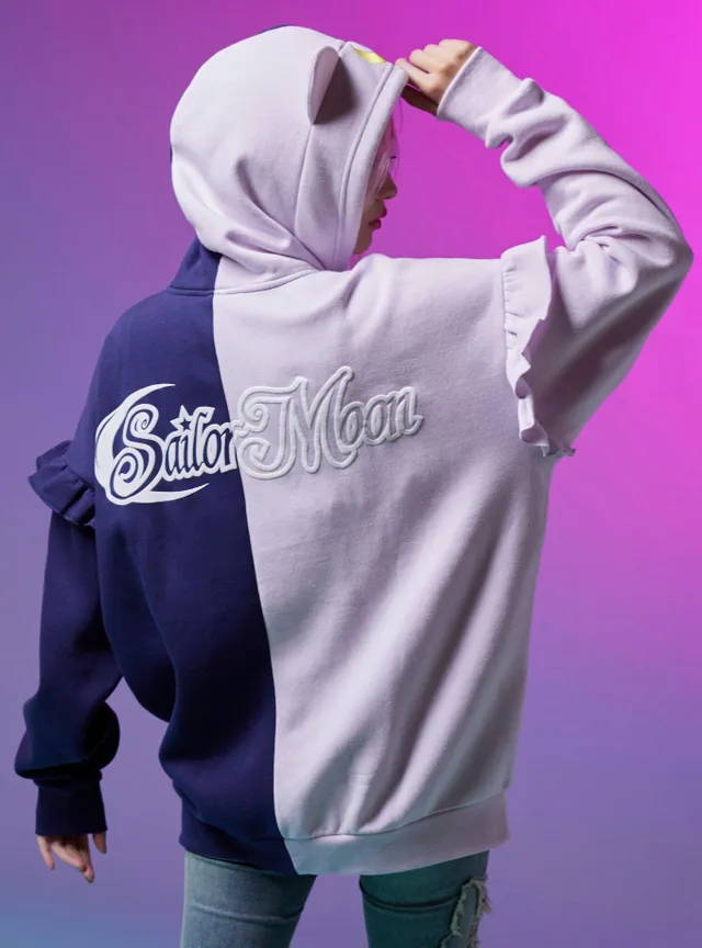 Primitive x sailor moon outlet washed purple & green hoodie