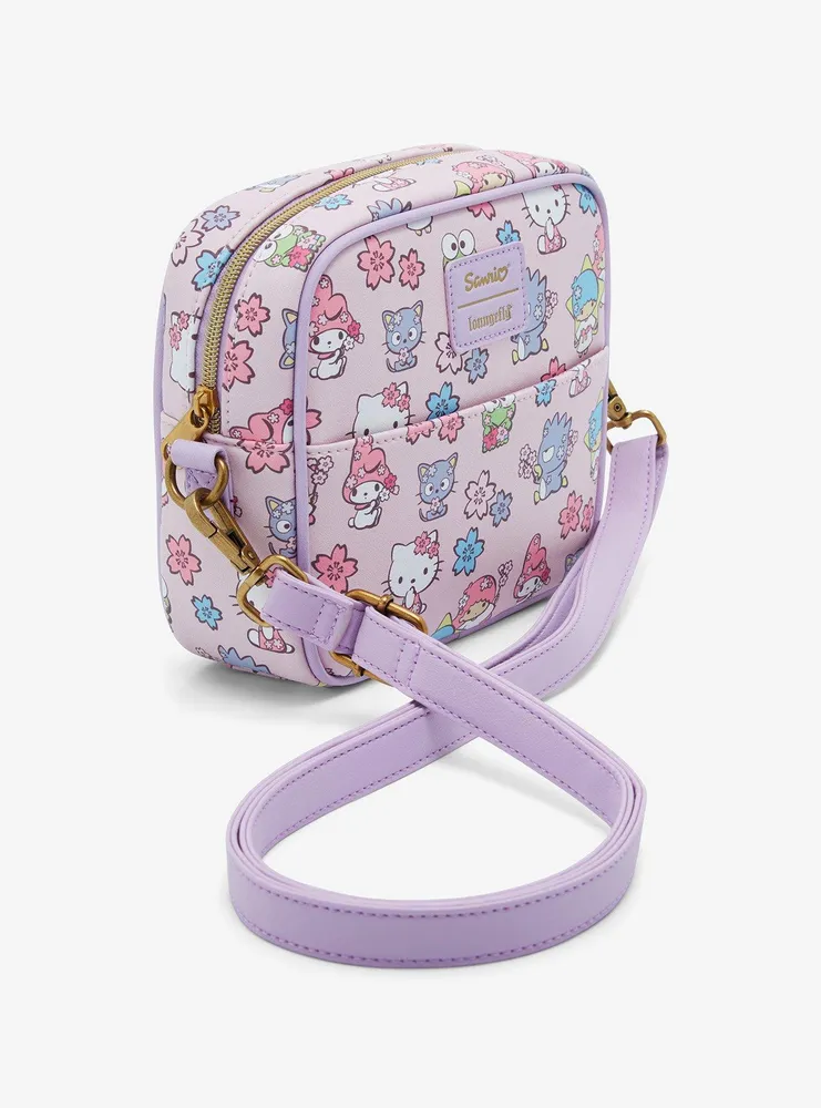 Sanrio purchases Color block Loungefly NWT hello kitty crossbody bag