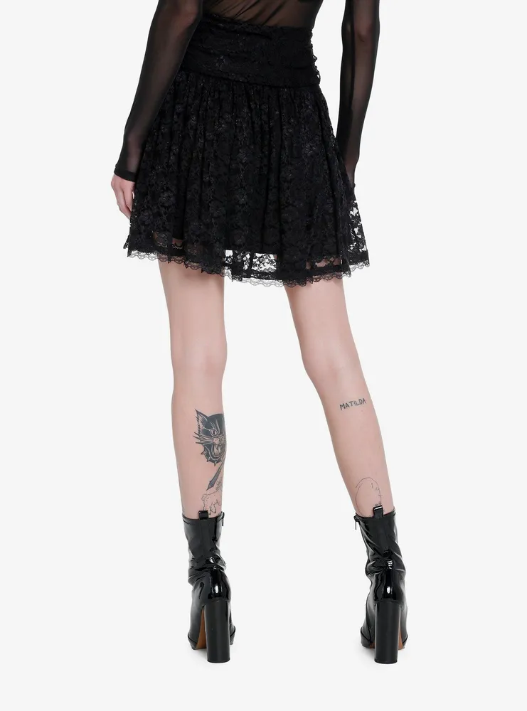 Hot Topic Cosmic Aura Black Lace Overlay Skirt Bramalea City Centre