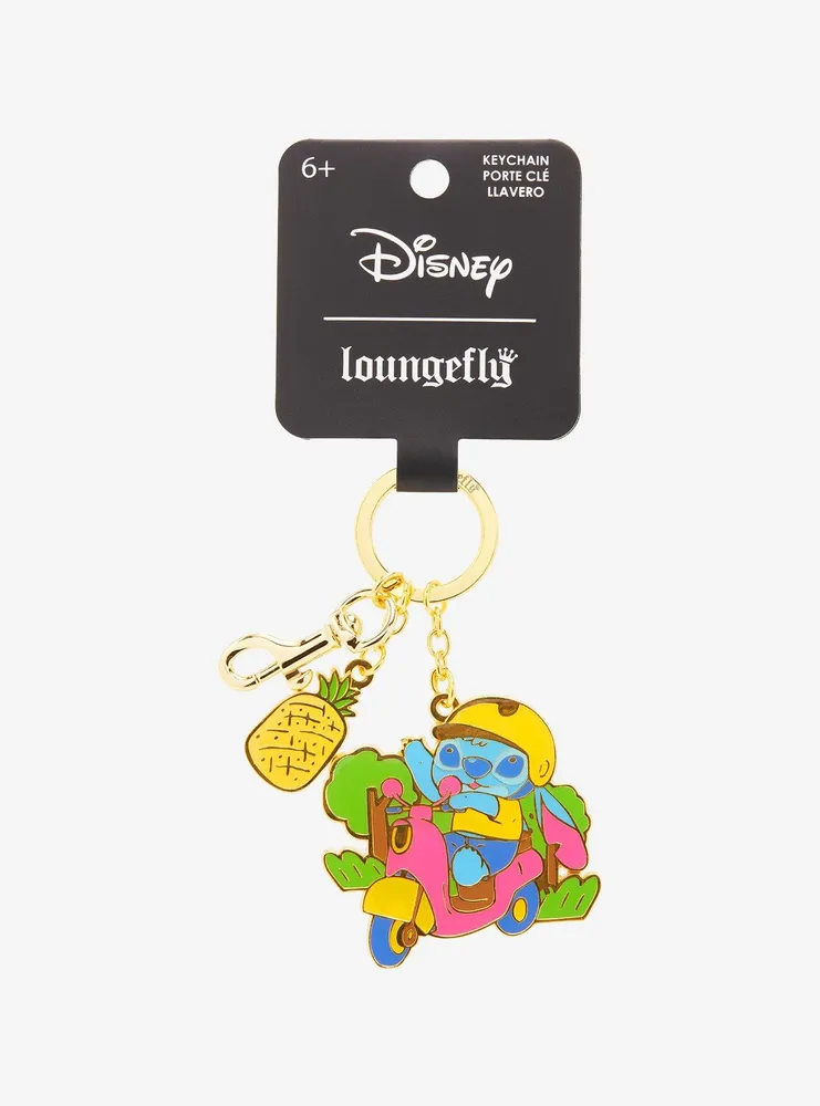 Boxlunch Loungefly Disney Lilo & Stitch Scooter Stitch Multi Charm