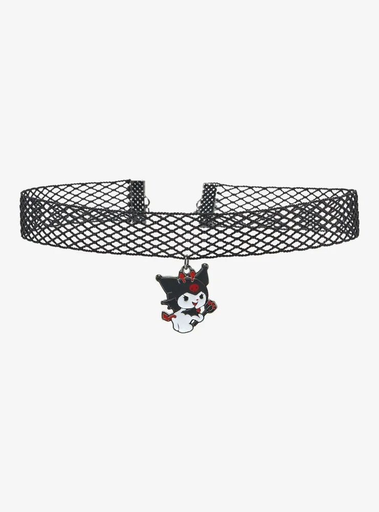 Hot Topic Kuromi Devil Fishnet Choker Bramalea City Centre