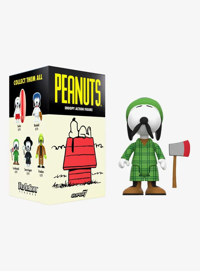 Peanuts Super7 ReAction Peanuts Take Care Puffer Coat Snoopy