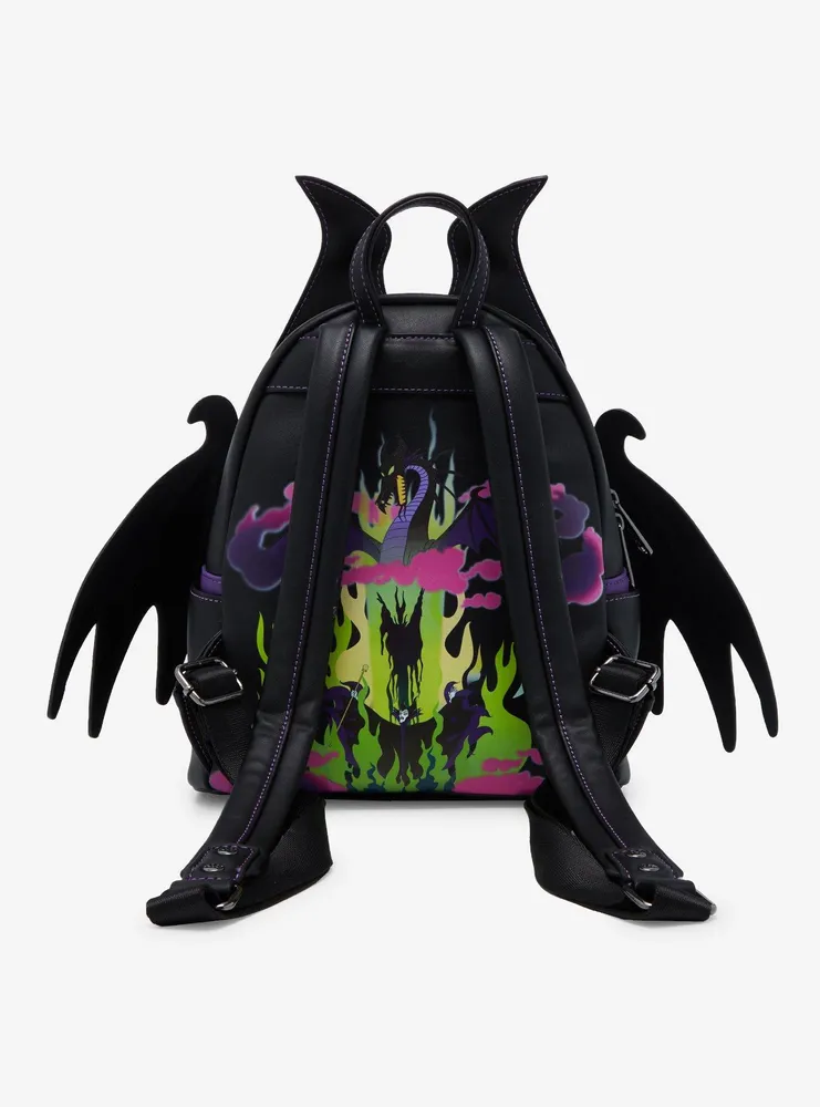 Brand New! Loungefly Disney Sleeping Beauty Maleficent orders Figural Mini Backpack