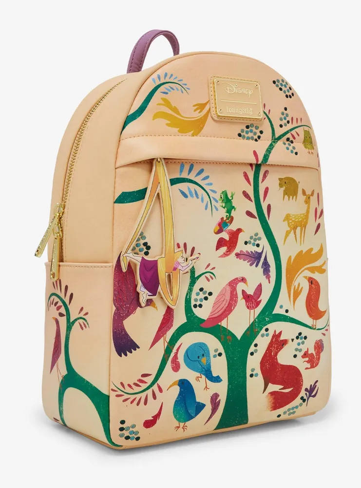 Boxlunch Loungefly Disney Tangled Rapunzel Art Mini Backpack BoxLunch