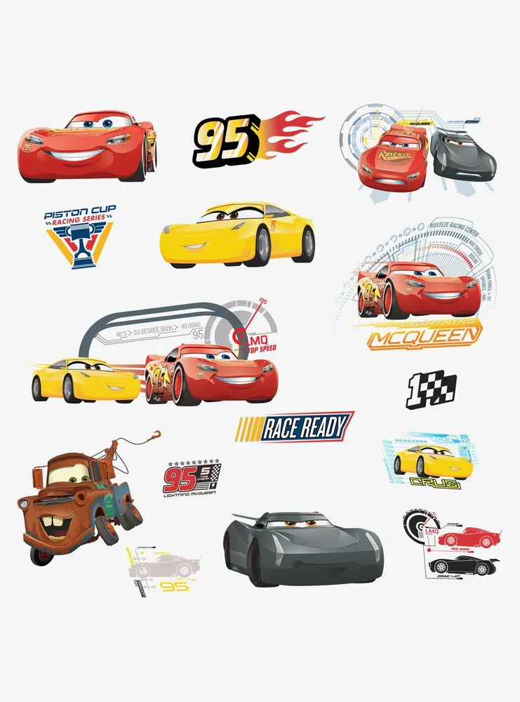 Boxlunch Disney Pixar Cars 3 Peel And Stick Wall Decals Mall of America®