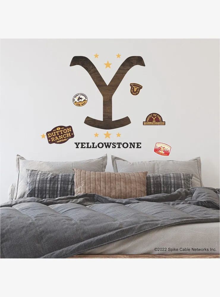 Yellowstone Dutton Ranch Logo Giant Peel & Stick Wall Decals at Mall of ...