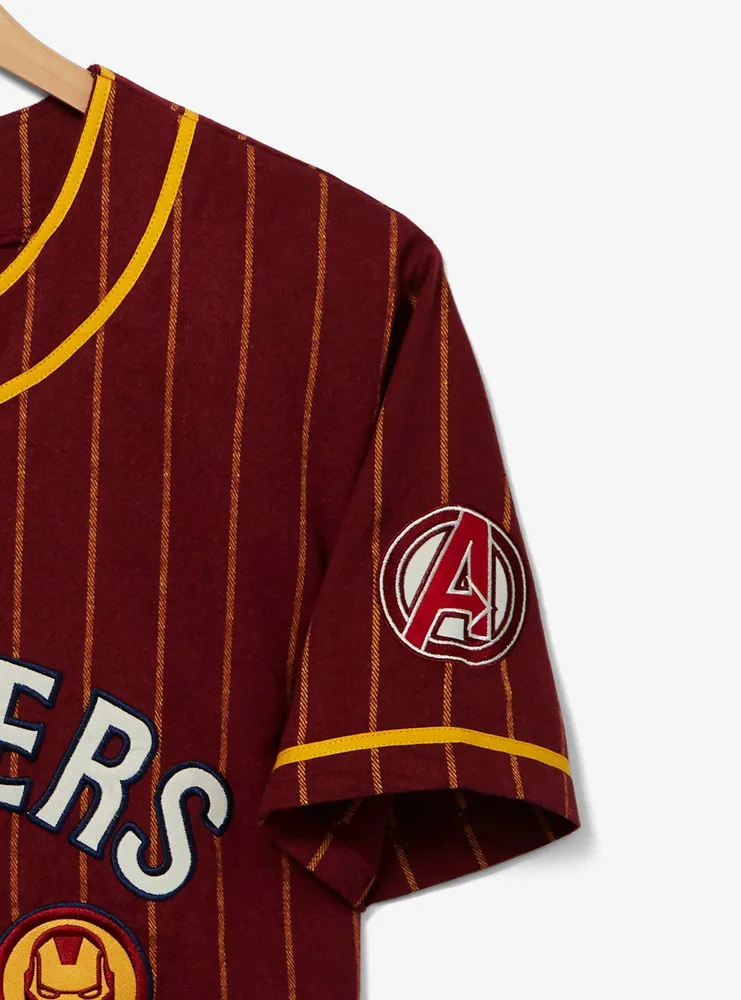 Boxlunch Marvel Iron Man Striped Baseball Jersey BoxLunch Exclusive