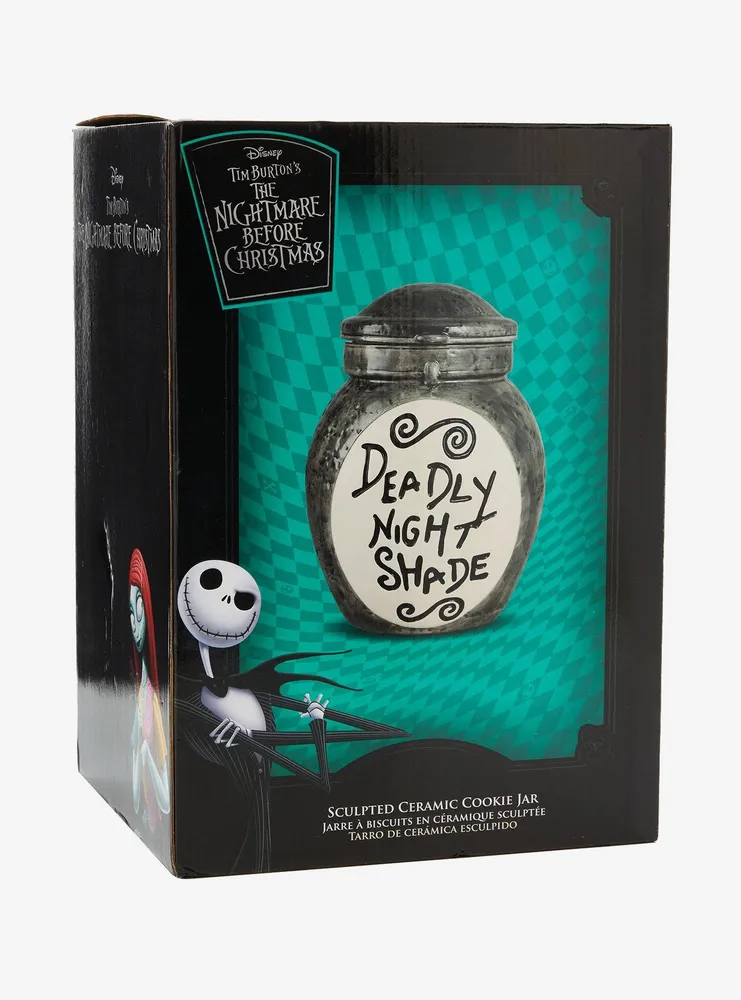 Hot Topic The Nightmare Before Christmas Deadly Night Shade Cookie Jar ...