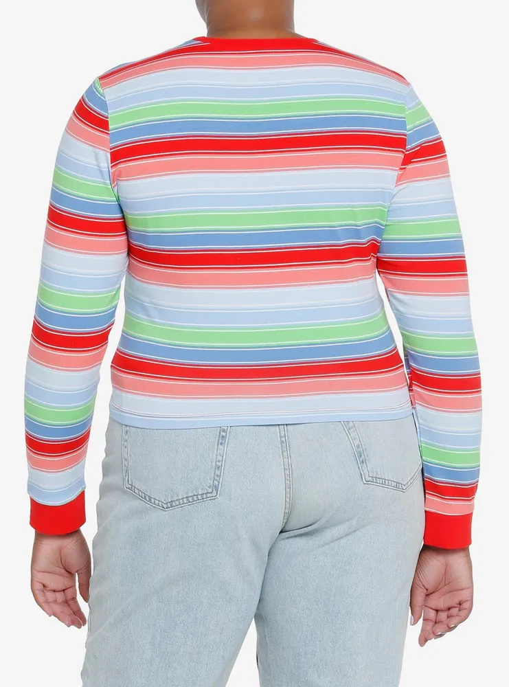 Hot Topic Chucky Stripe Girls Long-Sleeve T-Shirt Plus | Mall of America®