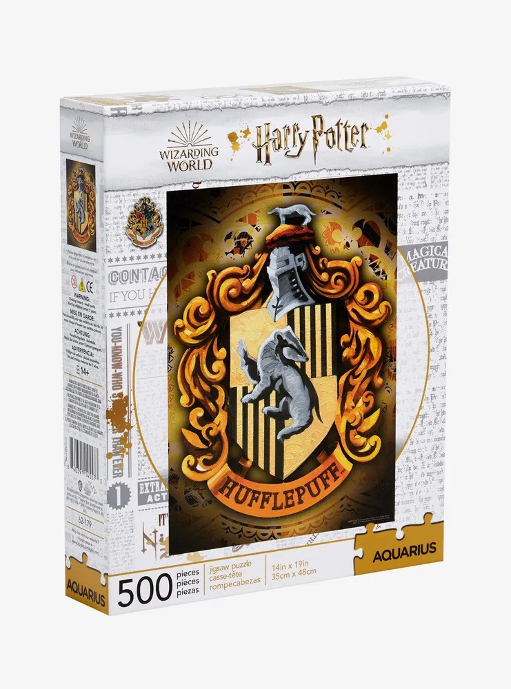 Boxlunch Harry Potter Hufflepuff House Crest 500-Piece Puzzle | Mall of ...