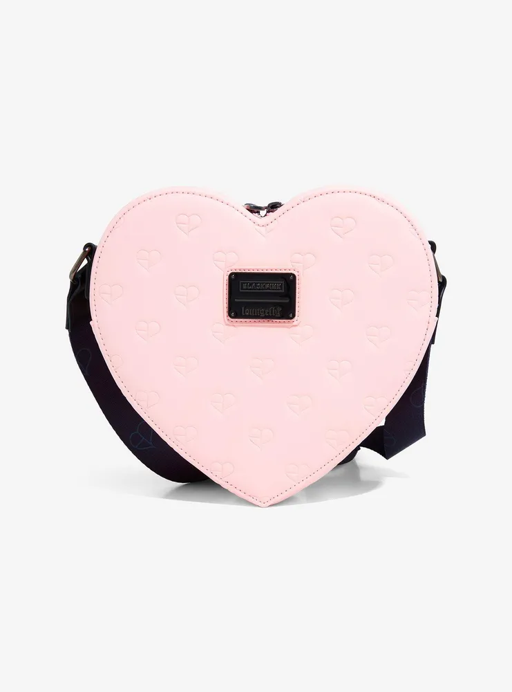 Boxlunch Loungefly BLACKPINK Allover Print Heart Crossbody Bag | Mall ...