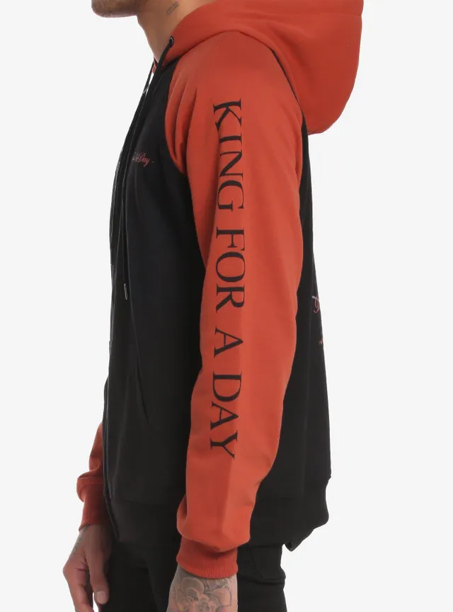 Hot Topic Pierce The Veil King For A Day Color Block Hoodie