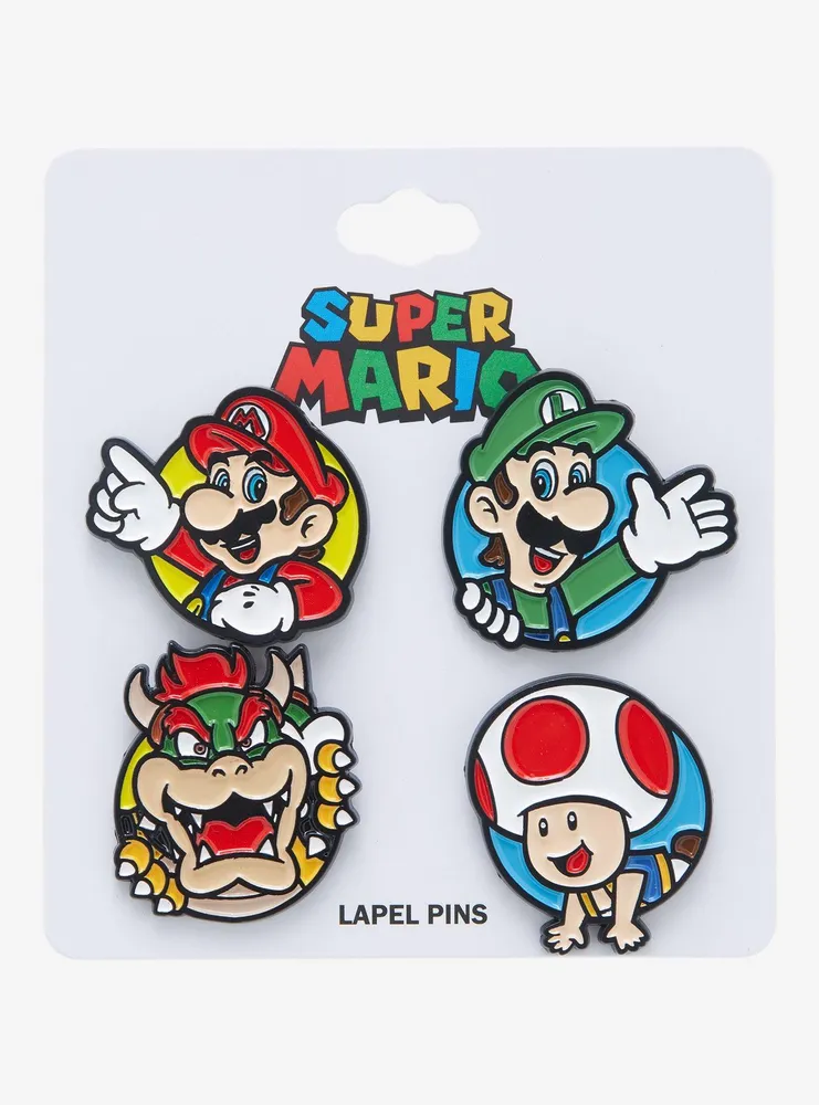 Boxlunch Nintendo Super Mario Bros Characters Enamel Pin Set Mall Of America® 9646