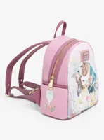 Loungefly Disney Beauty and the Beast Floral Portrait Mini Backpack and on sale Wallet