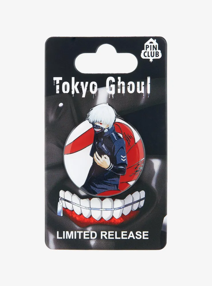 Boxlunch Tokyo Ghoul Ken Kaneki Circular Enamel Pin - BoxLunch ...