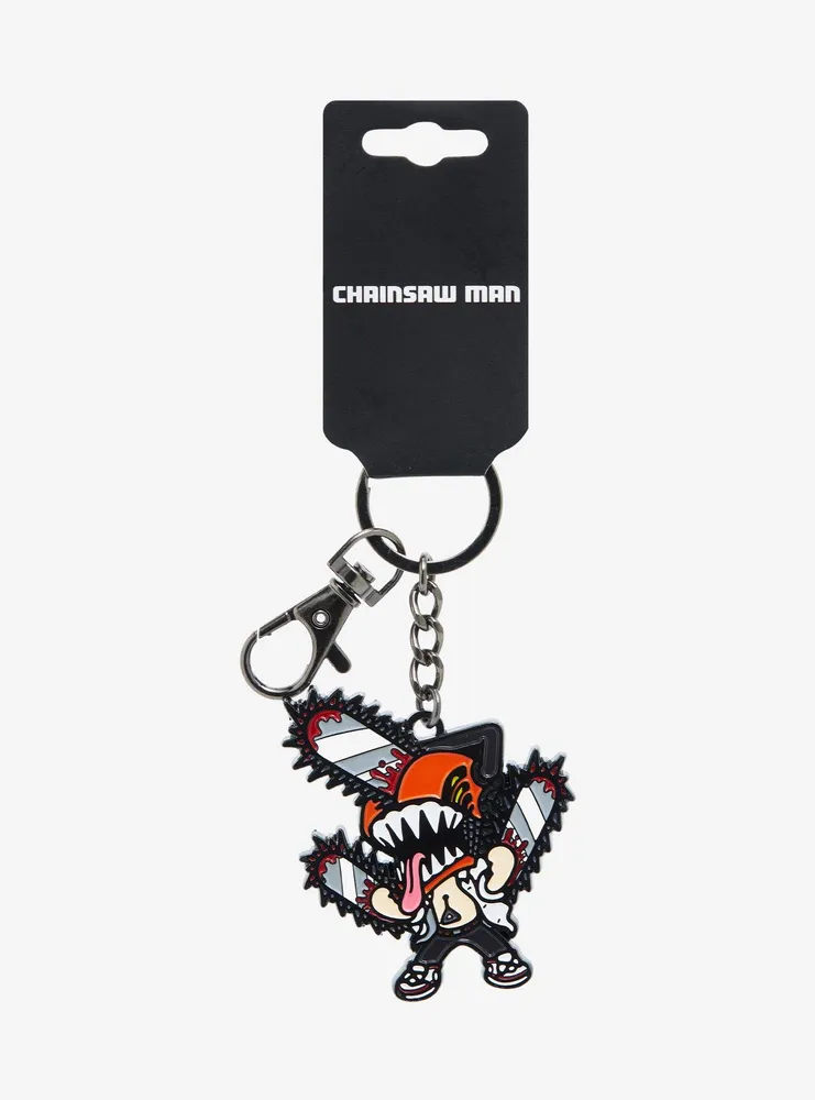 Boxlunch Chainsaw Man Chibi Chainsaw Devil Keychain BoxLunch