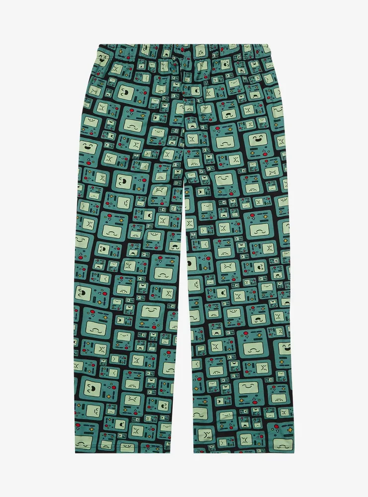 Adventure Time BMO Allover Print Plus Sleep Pants - BoxLunch
