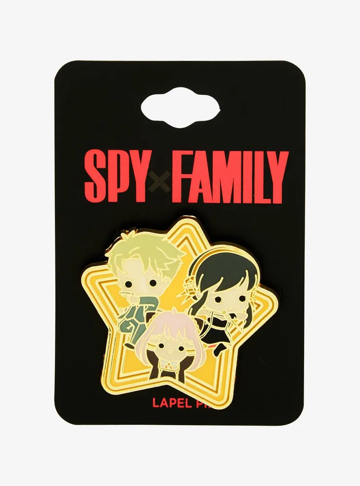 Boxlunch Spy x Family Family Chibi Enamel Pin BoxLunch