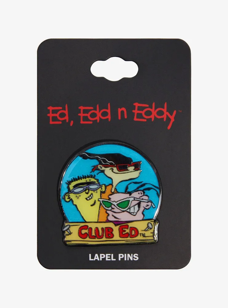 Boxlunch Ed, Edd n Eddy Club Ed Group Portrait Enamel Pin - BoxLunch ...