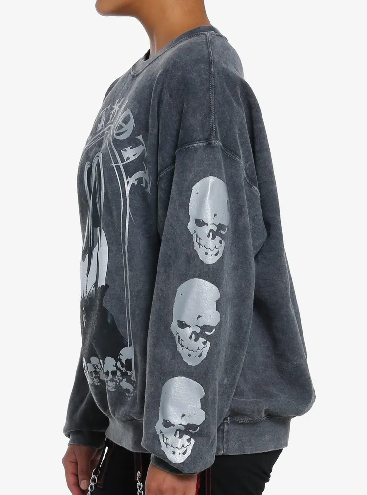 Hot Topic Death Note Misa Metallic Dark Wash Girls