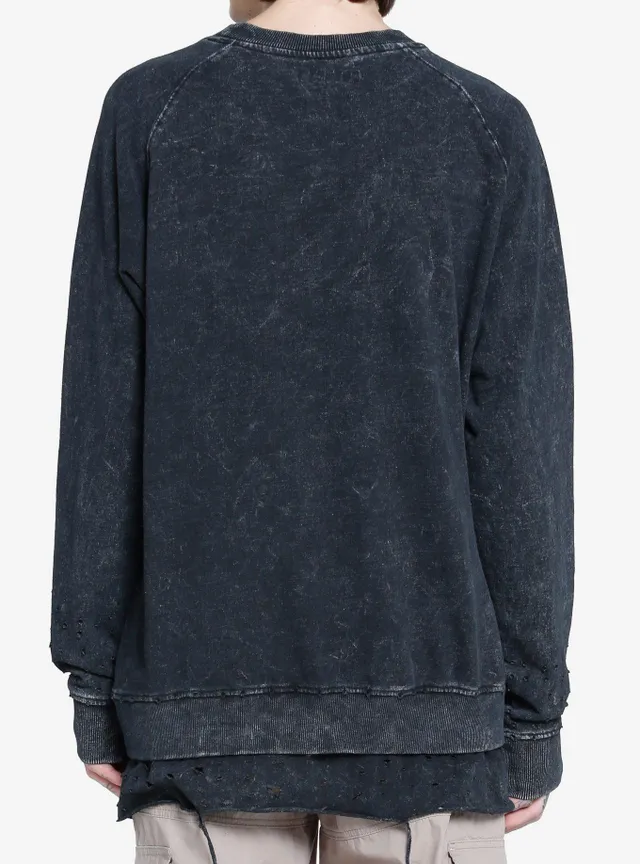 Stonewash angel online sweatshirt