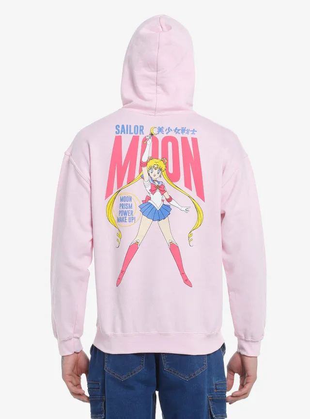 Pink sailor moon outlet hoodie