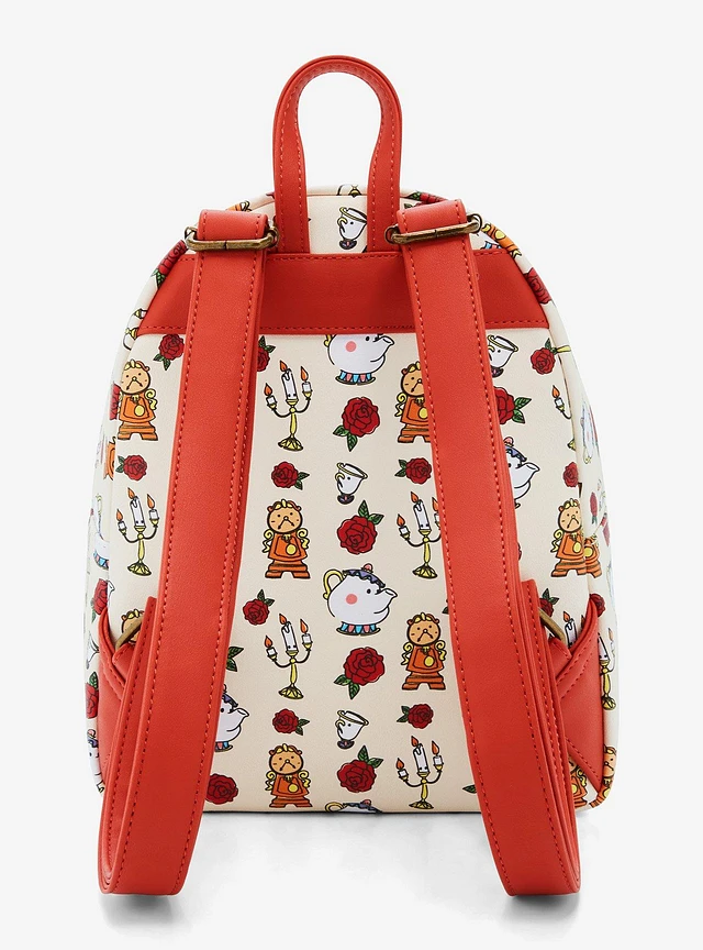 Loungefly Disney Princess Chibi 2024 Beauty and the Beast Mini Backpack