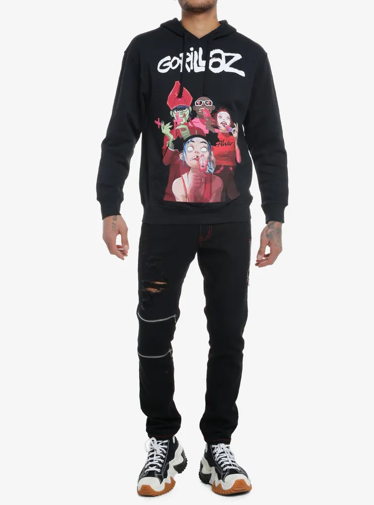 Gorillaz hoodie hot sales topic